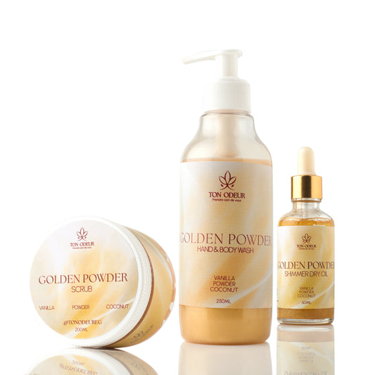 Shimmery Golden Powder Bundle