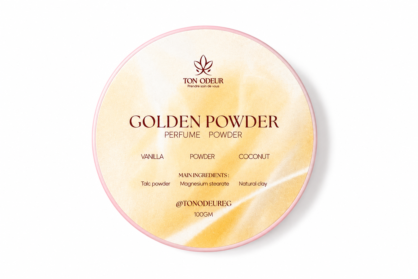 Golden Powder Perfume Powder